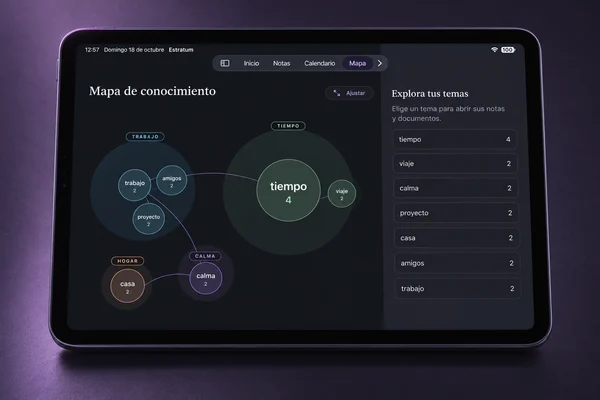 iPad · Mapa de temas · Pro
