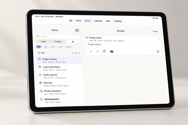 iPad · Notes